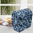 thumbnail image 3 of Abstract Stand Mixer Cover, Beecomb Like Rectangular Blurry Geometrical Image in Blue Tones and White Art, Kitchen Appliance Organizer Bag Cover with Pockets, 5 Quarts, Multicolor, by Ambesonne, 3 of 4