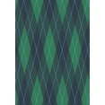 thumbnail image 1 of Ahgly Company Machine Washable Indoor Rectangle Transitional Dark SlateGray or Dark SlateGrey Green Area Rugs, 3' x 5', 1 of 7