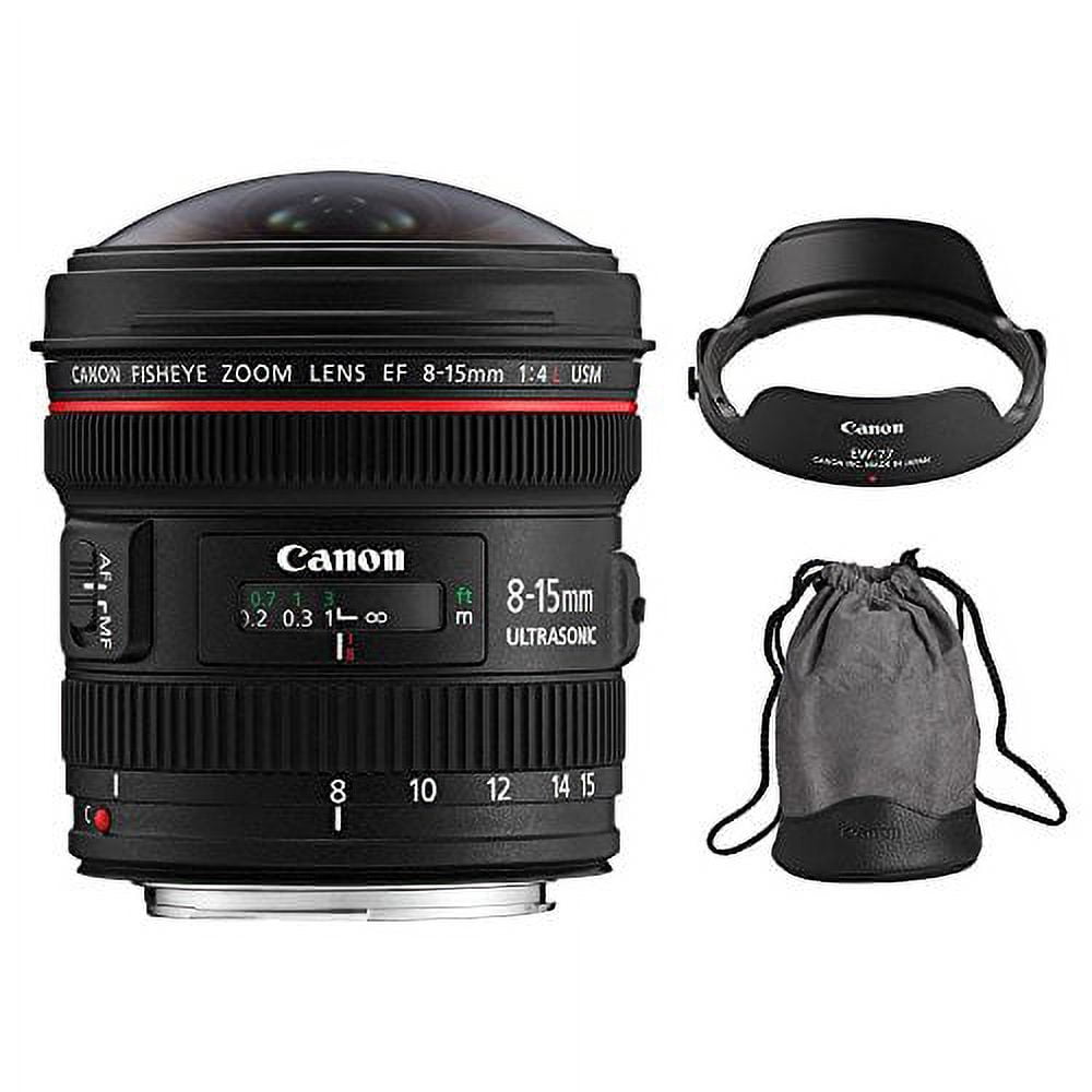 Canon EF 8-15mm f/4L Fisheye USM Ultra-Wide Zoom Lens, EOS
