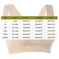 thumbnail image 3 of MOJOGO Women's Plus Size Bra Wide Strap Sport Bras Full Coverage T-Shirt Bra Mesh Breathable Seamless Bra for Runninng Yoga 2XL, 3 of 5