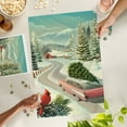 thumbnail image 2 of Lantern Press 1000 Piece Jigsaw Puzzle, Holiday Tradition, Christmas Tree Farm, 2 of 5