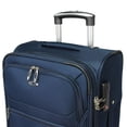 thumbnail image 4 of CalBags Kemyer Softside Lightweight 3-Piece Expandable Spinner Luggage Set - Navy, 4 of 9