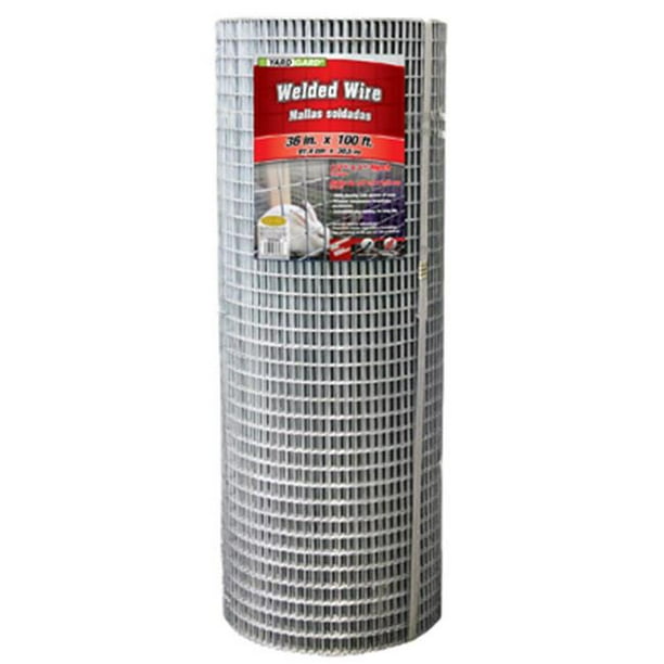 Yardgard 36 Inch By 100 Foot 16 Gauge 1 2 Inch By 1 Inch Mesh Galvanized Welded Wire Walmart Com