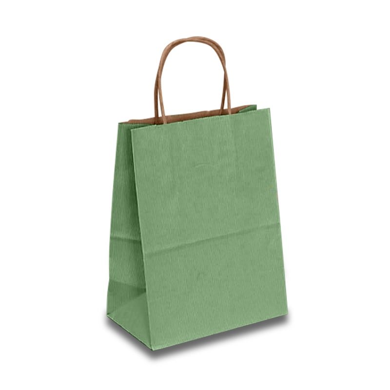 Sage Handle Gift Bags 16" X 12" Quantity 25 by Paper Mart Walmart