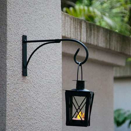 Hanging Wall Plant Bracket For Hand Forged Outdoor 2 Pcs 10 6 Inches Stable And Sy Black White Hooks Lantern Planter Bird Feeders Indoor Rustic Home Decor Canada - Hanging Wall Lanterns Indoor Hanging Wall Plant Bracket For Hand Forged Outdoor 2 Pcs 10 6 Inches Stable And Sy Black White Hooks Lantern Planter Bird Feeders Indoor Rustic Home Decor Canada - Hanging Wall Lanterns Indoor