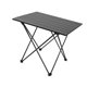 thumbnail image 4 of Mesa plegable portátil para acampar al aire libre, mesa auxiliar de aleación de aluminio para barbacoa y puesto callejero, color negro M, 4 of 5