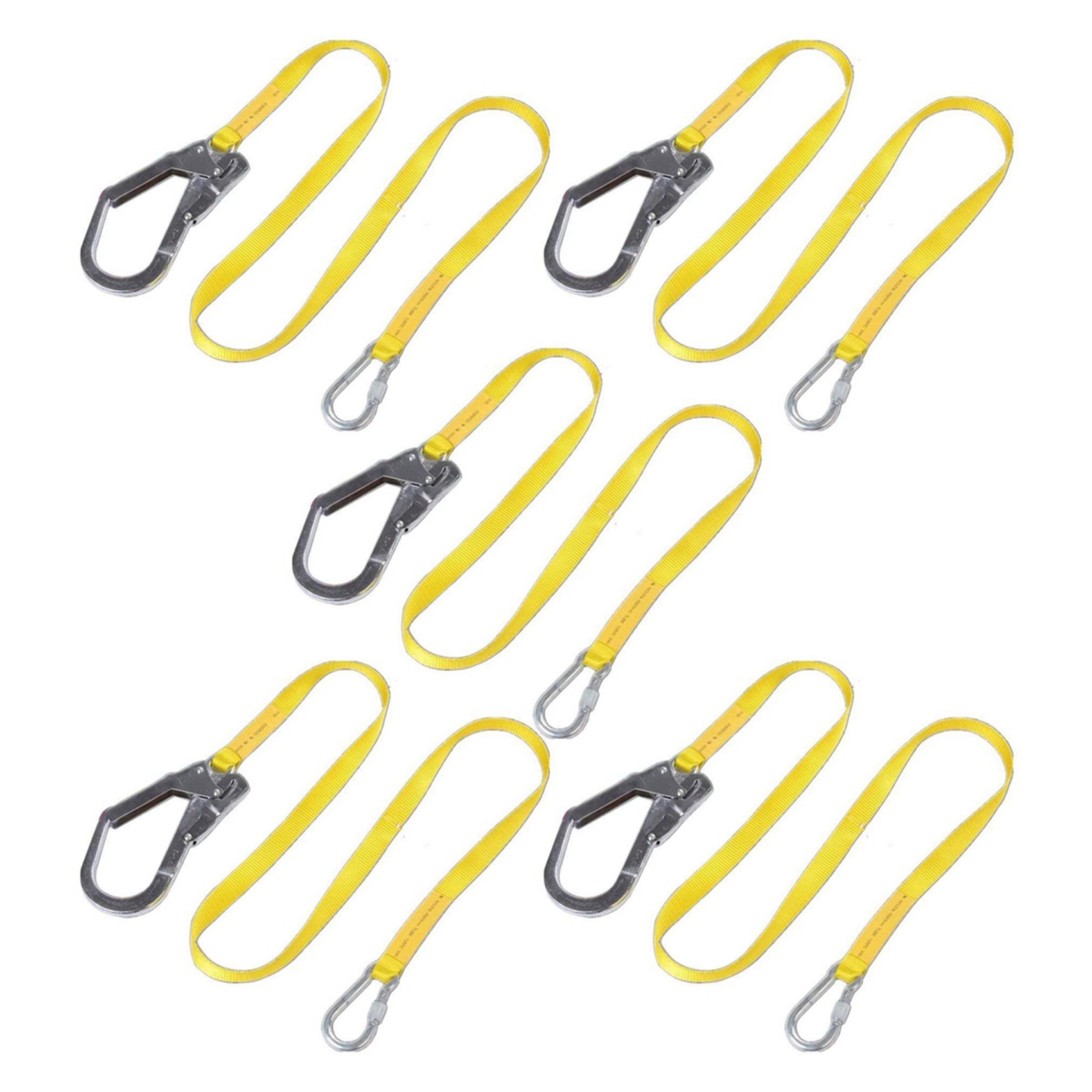 5X Safety Lanyard, Outdoor Climbing Harness Belt Lanyard Fall