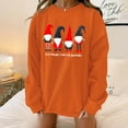 thumbnail image 2 of Fesfesfes Ugly Xmas Sweater Women Casual O-neck Christmas Printing Long-sleeved Sweatshirt Under $10, 2 of 4