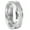 Grey, variant on Tungsten Wedding Band Ring 8mm Men's Engagement Silver with 13 Cz Stone Inlay in Titanium Center