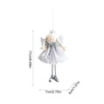 thumbnail image 3 of Christmas Angel Doll Pendant, Plush Hanging Ornament, Tree Decoration Festival Gift for Home Use, 3 of 6