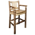 thumbnail image 2 of Glacier Country Collection Counter Height Captain's Barstool, 2 of 3