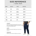 thumbnail image 4 of MANSENHUG Mens Plus Size 3 Pack Lightweight Fabric Active Athletic Workout Jogger Sweatpants for Men with Zipper Pocket and Drawstring, 4 of 6
