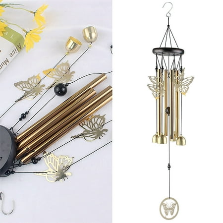 

knqrhpse room decor Hummingbird Owl Wind Chime Pendant Metal Tube Bell Door Bell Garden Home Decoration Pendant home decor