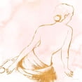 thumbnail image 3 of Loreth, Lanie 20x20 Black Modern Framed Museum Art Print Titled - Seated Woman Rose Gold, 3 of 5