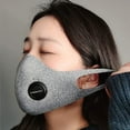 thumbnail image 3 of Masque Facial Lavable et Réutilisable, Couvre-Visage et Bouche, Valve Respirante avec Filtres, 3 of 3