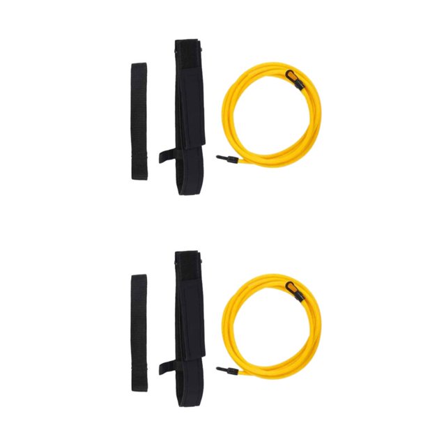 Decodeary Lightweight Belt Companion For Effective Pool Workouts yellow-3meters 2Set