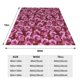 thumbnail image 3 of Balery Orchids Flowers Manta de Felpa Suave y Acogedora – Cobija de Franela Aterciopelada para Cama, Lavable y Cálida para Sofá, Mascotas, Transpirable-60"x50", 3 of 7