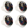 thumbnail image 2 of 4 Pcs Cartoon Owl Knobs for Kitchen Cabinet Cupboard Dresser Bookcase Drawer Pulls Handles Round Home Decor, 2 of 8