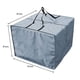thumbnail image 5 of Laklulu Bolsa de cojín impermeable y a prueba de polvo, bolsa de almacenamiento decorativa, muebles de patio al aire libre, cojines de asiento, bolsa de almacenamiento con cremallera y asas,, 5 of 6
