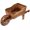Wood 2, variant on Jiibva Creative Wooden Train Shape Flower Pot Rustic Decorative Planter for Succulents Garden Display 36x16x8.5cm