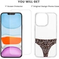 thumbnail image 5 of Crazy Funny Case for iPhone 11 Case Ugly Phone Cover Silly Phone Case Protective Cases for iPhone 11, 5 of 14