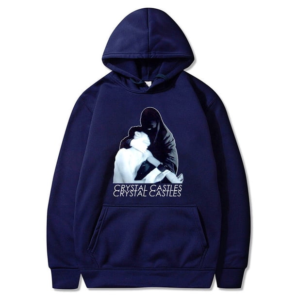 Sudaderas de Hip Hop con estampado de castillos de cristal para hombres y mujeres, sudaderas con capucha, jersey de manga larga, ropa de calle informal suelta xuanjing unisex