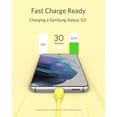 thumbnail image 3 of Anker Powerline III Flow, USB C to USB C Cable 100W 6ft, Type C Charging Cable Fast Charge (Daffodil Yellow), 3 of 6