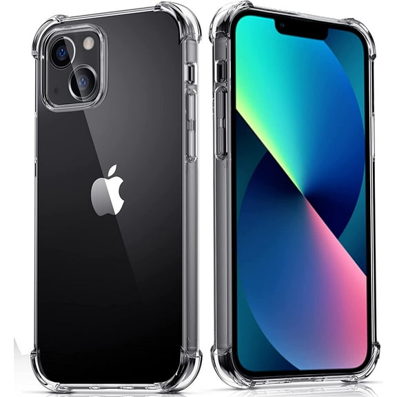 iPhone 14 Plus Case, Crystal Clear Anti-Scratch Shock Absorption Hard Phone Cover, TPU Bumper with Reinforced Corners For Iphone 14 Plus 6.7 inch Cases