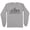 Grey, variant on Skyline Jacksonville Florida Long Sleeve Shirt Unisex Large White
