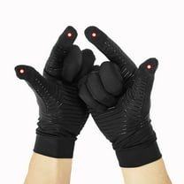 Nmnitkp Copper Fiber Pressure Cycling Gloves for Men and Women, Copper Fit Gloves Sports, Cycling Full Finger Hand Protection