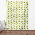 thumbnail image 4 of Ambesonne Avocado Fabric by the Yard Upholstery, Repetitive Aguacate Plot, 2 Yards, Yellow Fawn and Fern Green, 4 of 5