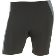 M-Wave Men's Bicycle Shorts, Black/Dark Grey, Large