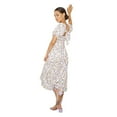 thumbnail image 2 of Dorothy Perkins Womens Floral Sweetheart Petite Puffed Midi Dress, 2 of 4