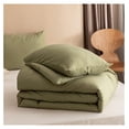 thumbnail image 6 of TiaGOC California King Comforter Set Olive Green, 3pcs (1 Boho Olive Cal King Comforter & 2 Pillowcases), All Season Bedding Blanket Quilts Gifts, 6 of 8