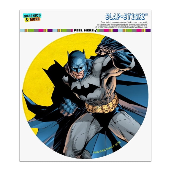 Batman Character Automotive Car Window Locker Circle Bumper Sticker
