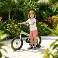 thumbnail image 3 of JOYSTAR 14 Inch Kids Bike with Training Wheels & Handbrake for Ages 3-5 Years Old Boys and Girls, Green, 3 of 6