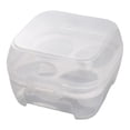 thumbnail image 1 of Caja amiento de huevos a prueba de golpes, contenedor pa refrigerador, Picnic, e, , 4 Rejillas 3.9x3.9x2.8in Sunnimix Titular de huevo, 1 of 8