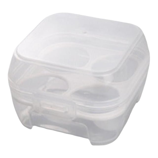 Caja amiento de huevos a prueba de golpes, contenedor pa refrigerador, Picnic, e, , 4 Rejillas 3.9x3.9x2.8in Sunnimix Titular de huevo