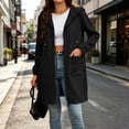 thumbnail image 2 of QQZ 2026 Fall Long Zip Up Hoodie Jacket Coat For Women, Oversized Full Zip Long Sweatshirt For Women, 2 of 9