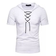 thumbnail image 1 of Playera Slim Fit Hombre Moda Casual Manga Corta Con Capucha, 1 of 7