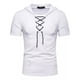 thumbnail image 1 of Playera Slim Fit Hombre Moda Casual Manga Corta Con Capucha, 1 of 7