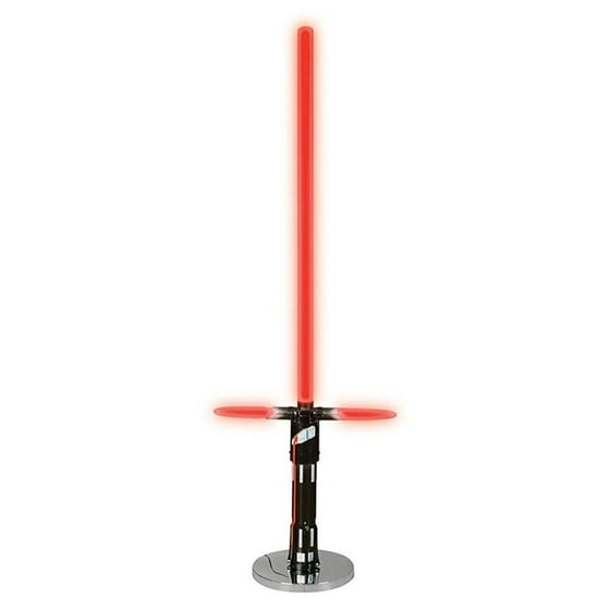Disney Star Wars Lightsaber Floor Lamp Red Black Silver Com
