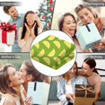 thumbnail image 5 of Wearable Blanket,Yellow Lemon Fruit Slices Green Pattern Hooded Wearable Flannel Blanket for Adults & Teens,Winter Poncho Shawl Wrap Cape Cozy Anti-Pill,60"x80", 5 of 5