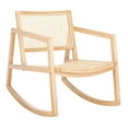 thumbnail image 4 of SAFAVIEH Couture Perth Coastal Solid Rattan Rocking Chair, Natural, 4 of 11