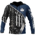 thumbnail image 4 of Sudadera con capucha para hombre, camiseta vintage, ropa de otoño, camisetas con estampado 3D de mecánico, sudaderas casuales de moda urbana, sudaderas de gran tamaño, 4 of 5