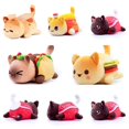 thumbnail image 2 of Juguetes de peluche Meemeow Aphmau, Comida Meemeows, Gatos Kawaii, Felpa, Conejito, Ahpmau, Papas fritas, Hamburguesa, Almohada linda, Gatos de peluche, Mantequilla zhangyuxiang LED, 2 of 2