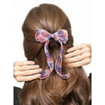 thumbnail image 3 of Way to Celebrate Americana Ribbon Bow Barrette, 3 of 4