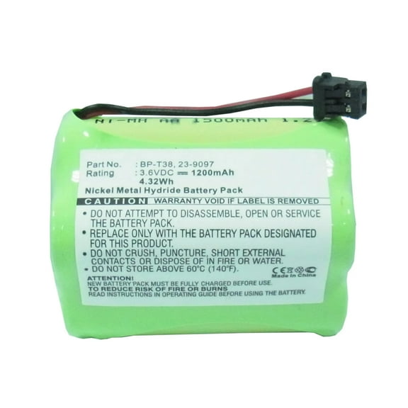Batteries N Accessories BNA-WB-H9267 Cordless Phone Battery - Ni-MH, 3.6V, 1200mAh, Ultra High Capacity - Replacement for Radio Shack 23-9097 Battery