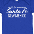 thumbnail image 4 of Inktastic From Santa Fe New Mexico in White Distressed Text Boys or Girls Baby Bodysuit, 4 of 5