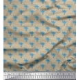 thumbnail image 1 of Soimoi Satin Silk Fabric Stripe & Palm Tree Printed Craft Fabric by The Yard 42 Inch Wide, 1 of 1